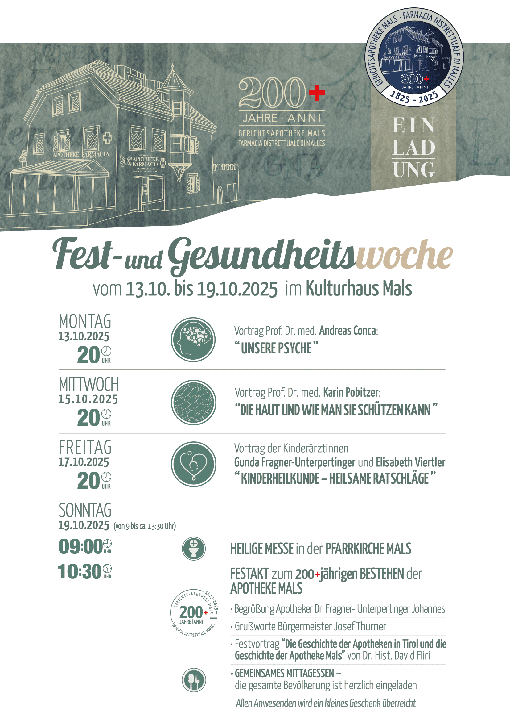 Programm Fest- Gesundheitswoche 2025